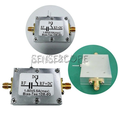 RF Biaser Bias Wzmacniacz tee + obudowa 10MHz-6GHz LNA Niski poziom hałasu HAM Radio F RTL SDR - Zdjęcie 19 z 22