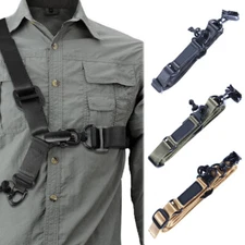 Tactical One Single Point Sling Strap Bungee Rifle Gun Sling with QD Buckle