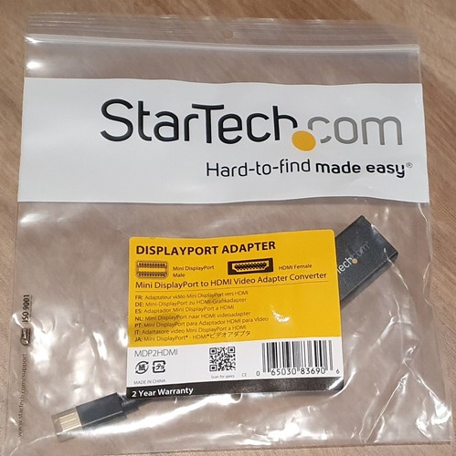 MDP2HDMI STARTECH MINI DISPLAY PORT TO HDMI VIDEO ADAPTER CONVERTER - Picture 1 of 3