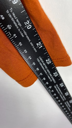 Old Navy Womens Tunic Top Dress Round Neck Long Sleeve Lace Burnt Orange Size S. - Picture 4 of 8
