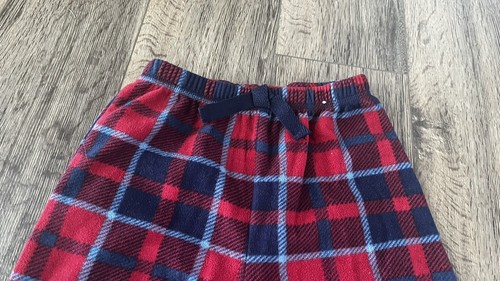 ST EVE Boy's Plaid Sleep Pant Microfleece Pajama Bottoms, Size 7 - Picture 3 of 6
