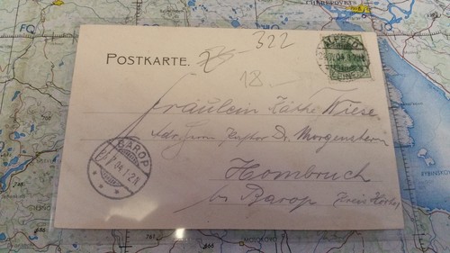 Alfeld Leine Eingang zur Stadt AK Postkarte 6231 - Picture 2 of 2