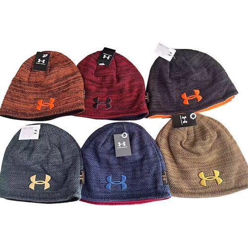 RARO Under Armour Gorro Reversible Invierno Tejido Sombrero Neutro Cálido Esquí Deporte - Imagen 3 de 12