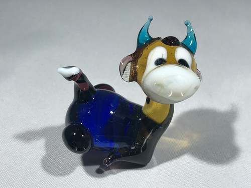 Kunstglas skurriler mundgeblasener Stier - Bild 7 von 10