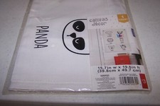 Horizon Group Kids' Canvas Wall Decor Animal Drawings, 6 Pockets, 16" x 20" NEW