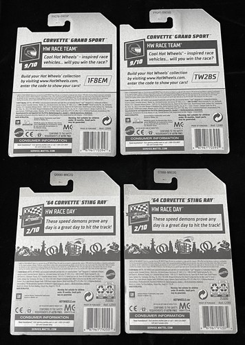 Hot Wheels - Corvette Sting Ray & Corvette Grand Sport '64 - 1ZAMAC 4 variaciones - Imagen 8 de 8