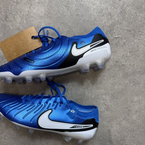 Nike Tiempo Legend 10 Elite FG Soar White Size UK 9.5 US 10.5 EU 44.5 DV4328 400 - Picture 8 of 11