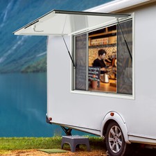 Service Window Food Trucks Sliding Screen Serving Window 60 Inch *36 Inch  