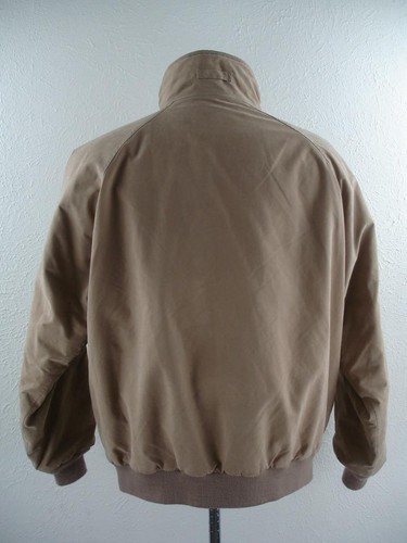 Men's M Orvis Khaki Softshell Fleece Lined Jacket Bomber Hunting Chore Barn Work - Picture 6 of 19