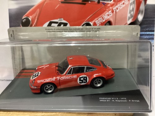 IXO PORSCHE 911 S 1972 IMSA GT , die-cast 1/43, Nuova in teca - Imagen 5 de 5