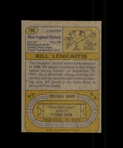 1974 TOPPS FOOTBALL 1-249 YOU PICK SEE SCANS, COMPLETE SETS, TEAMS, PLAYERS - Picture 295 of 363