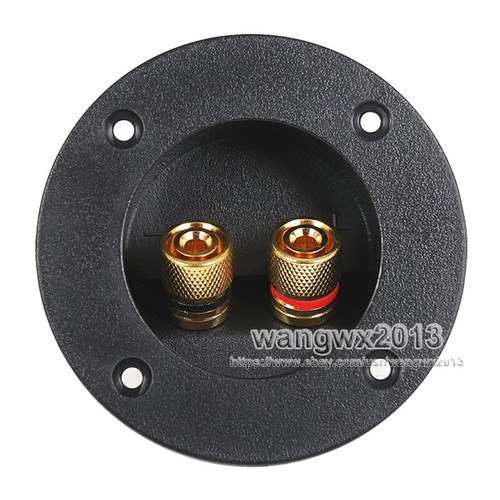 2 piezas Altavoz redondo de 2 vías OD75 mm Caja de conexiones Cableado de cobre Terminal Poste de unión - Imagen 9 de 15