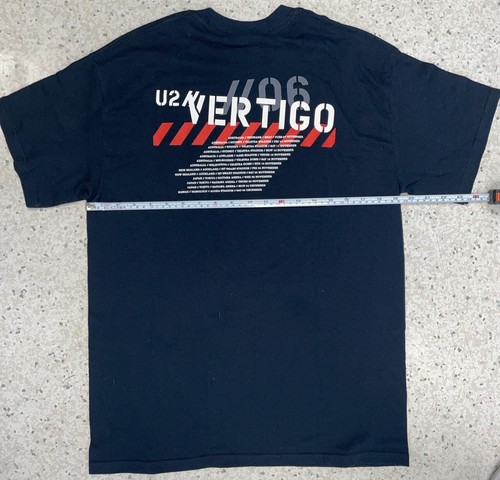 2006 U2 Vertigo Tour T-shirt Black Mens Medium Made in USA NWOT - Bild 7 von 7