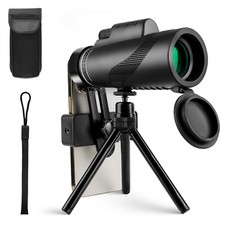 80x100 Zoom Monocular Telescope Tripod for Bird Watching Hunting Camping Outdoor
