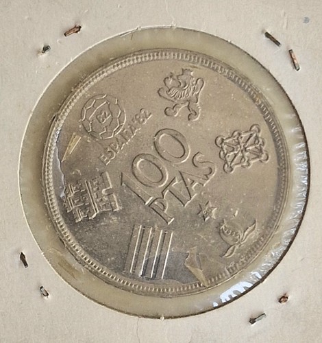 MONEDA 100 PESETAS 1982 ☆ 80 - ESPAÑA - Imagen 2 de 3