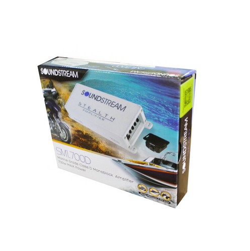 Soundstream 700W Stealth Series 4 Ohm Monoblock Class D Marine Grade Amplifier - Picture 6 of 6