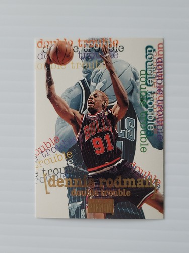 DENNIS RODMAN 1996-97 SKYBOX PREMIUM DOUBLE TROUBLE #276 CHICAGO BULLS Card - Picture 1 of 5