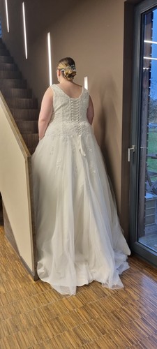 Hochzeitskleid Gr.56 - Bild 10 von 12