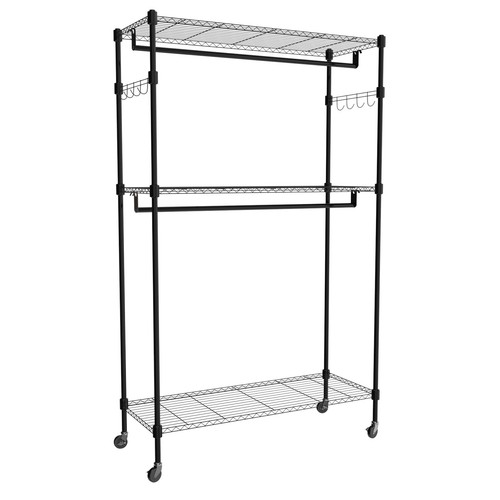 Schwerlast Kleiderständer Metall Kleiderstangen Kleiderschrank Garderobenständer - Bild 35 von 102