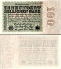 Germany 100 Millionen - Million Mark, 1923, P-107a.2, Unc