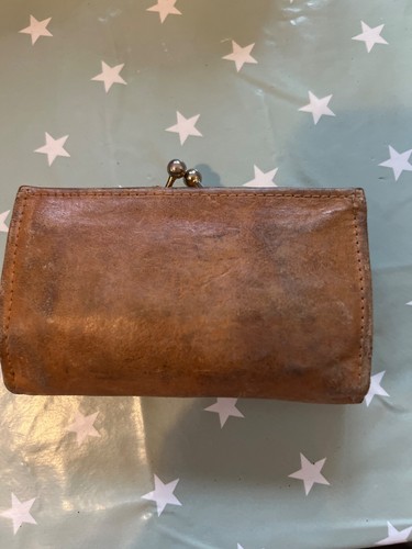 vintage 1960's american leather hand painted purse - Picture 2 of 6