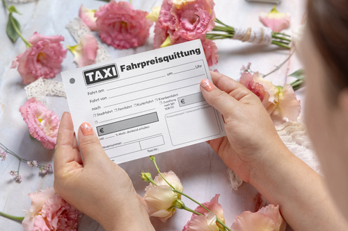 20x TAXI-Fahrpreis-Quittung Taxiquittung 100 Blatt  gelocht (22429) - Afbeelding 2 van 10