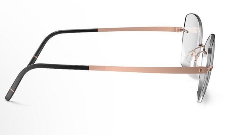 Gafas Silhouette Momentum Aurum 23K GP L009 LN 3520 oro rosa 55-17-135 - Imagen 3 de 3