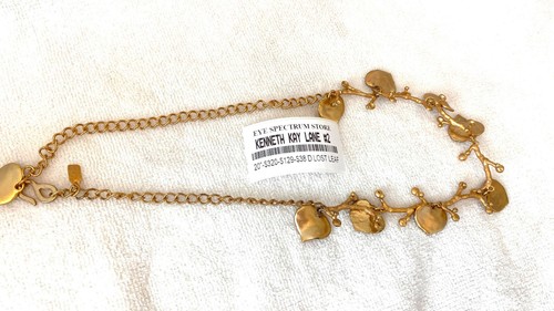 Collar Kenneth Jay Lane Hoja Dorada 20" DEFECTO $320 #2 - Imagen 6 de 6