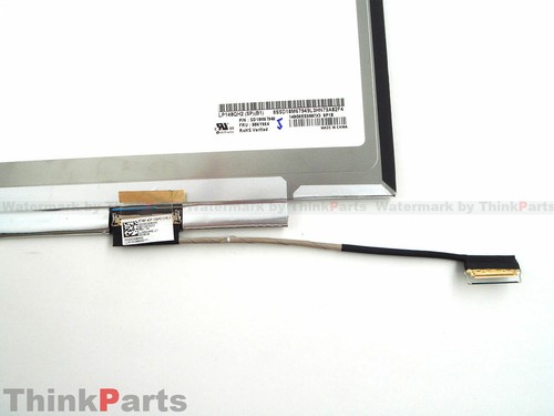 New/Orig Lenovo ThinkPad T480S 14.0" WQHD IPS Lcd screen and eDP cable 00NY664 - Picture 3 of 3