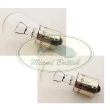 LAND ROVER STOP TAIL LIGHT BULB SET x2 SINGLE POLE 264591 ALLMAKES4x4