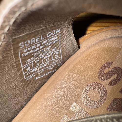 Sauerampfer Ballerinas Größe 10, offene Zehenpartie, dunkelgold Gummizug um den Knöchel, gebraucht. - Bild 3 von 7