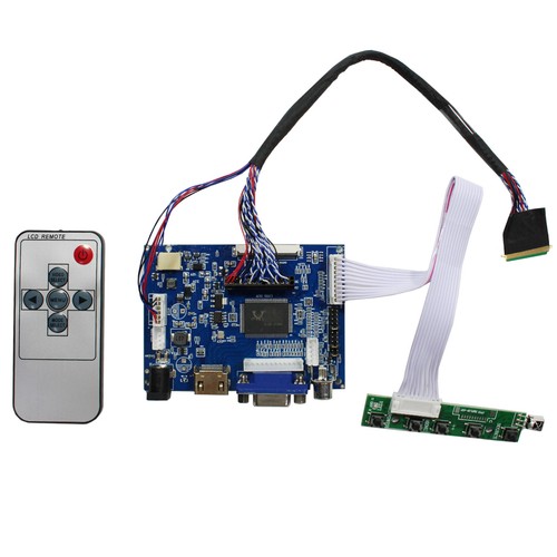 HDVGA AV LCD Controller Board For 17.3 in B173RW01  LTN173KT01 1600x900 LCD - Picture 1 of 5