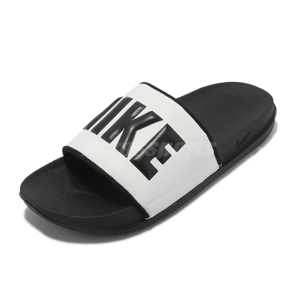 Nike Wmns Offcourt Slide Black White Women Unisex Slip On
