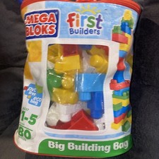 Mega Bloks DCH63 Big Building Bag - 80 Piece