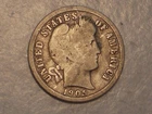 1905 S Barber Dime (Attractive)