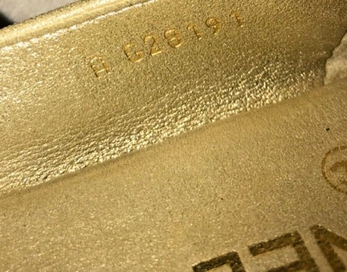 Chanel Beige Grosgrain Fabric Black Cap Flat Ballet 41 - Picture 11 of 13