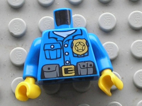 LEGO Torso Police Sheriff Officer Cop Gendarme au choix / Choose your Policeman - Picture 15 of 19