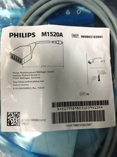 New 5 Lead EKG / ECG Cable w Alligator Leads 6 Pin Plug Fits Many USA VETERINARY