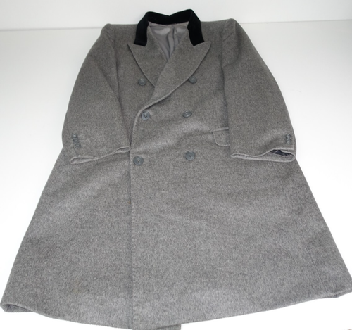 £2449 HAND TAILORED LIKE D'AVENZA DOUBLE BREASTED CASHMERE 42 52 LARGE OVER COAT - Picture 9 of 23