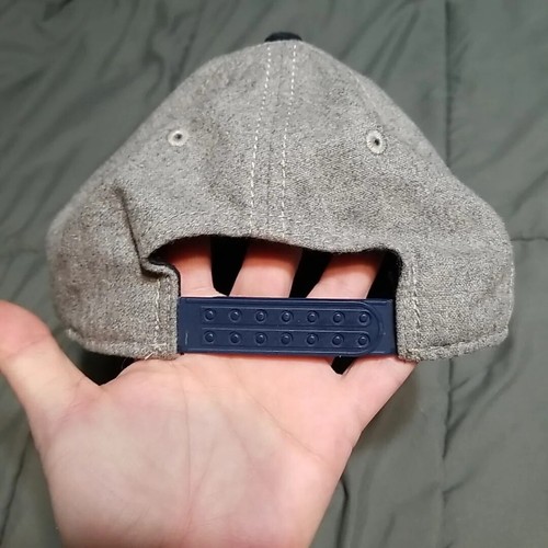 Vintage Starter Wool Blend Star Logo Navy Blue Grey Snapback Hat Cap - Picture 2 of 4