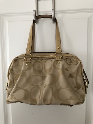 Hương popi Coach Poppy Turnlock Bonnie 13402 Beige Tan Patent | eBay