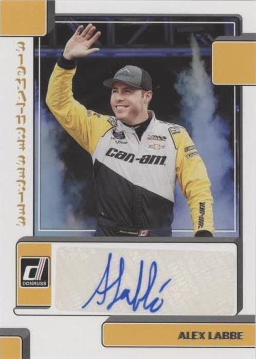 2023 Panini Donruss NASCAR - Alex Labbe #SS-AL - 1 of 1