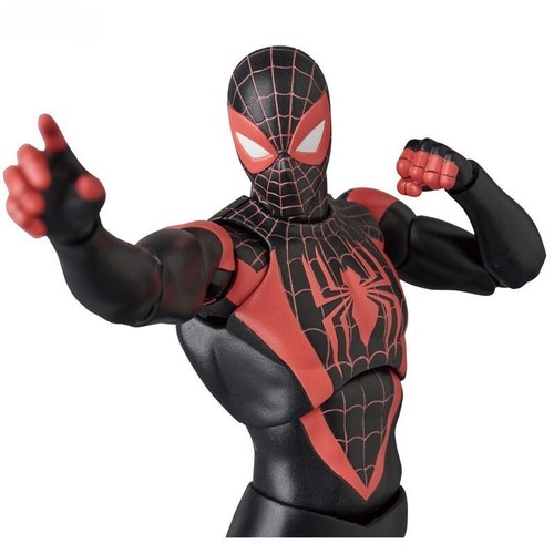 In Stock Medicom Toy MAFEX n.092 Miles Morales Spider-Man Action Figure CT Ver. - Foto 17 di 17