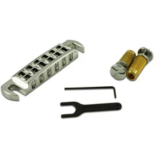 TonePros Wraparound Bridge With SPRS2 Studs fits PRS USA Chrome
