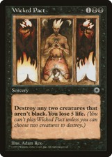 Wicked Pact Portal PLD Black Rare MAGIC THE GATHERING MTG CARD ABUGames
