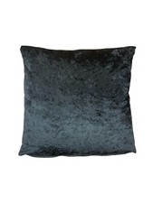 Image of Black Crushed Velvet Cushion/Scatter Cover 16" 18"  20"  22"  24"
