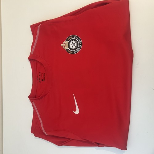 Nike Kings Langley FC Jersey Reino Unido Talla L Fútbol Entrenamiento Dri Fit Rojo - Imagen 21 de 21