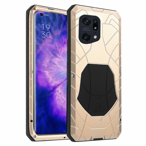 iMATCH Metal Hybrid Silicone Shockproof Case Cover for OPPO Find X5 Pro / X3 Pro - Picture 16 of 17