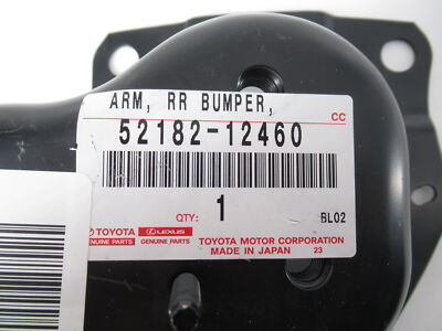 Genuine OEM Toyota 52182-02120 Driver LH Rear Bumper Bracket 2020