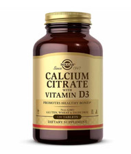 Solgar Calcium Citrate with Vitamin D3 120 Tablets